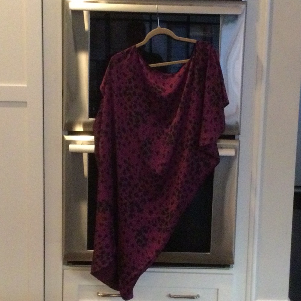Trina Turk Purple High Low Dress